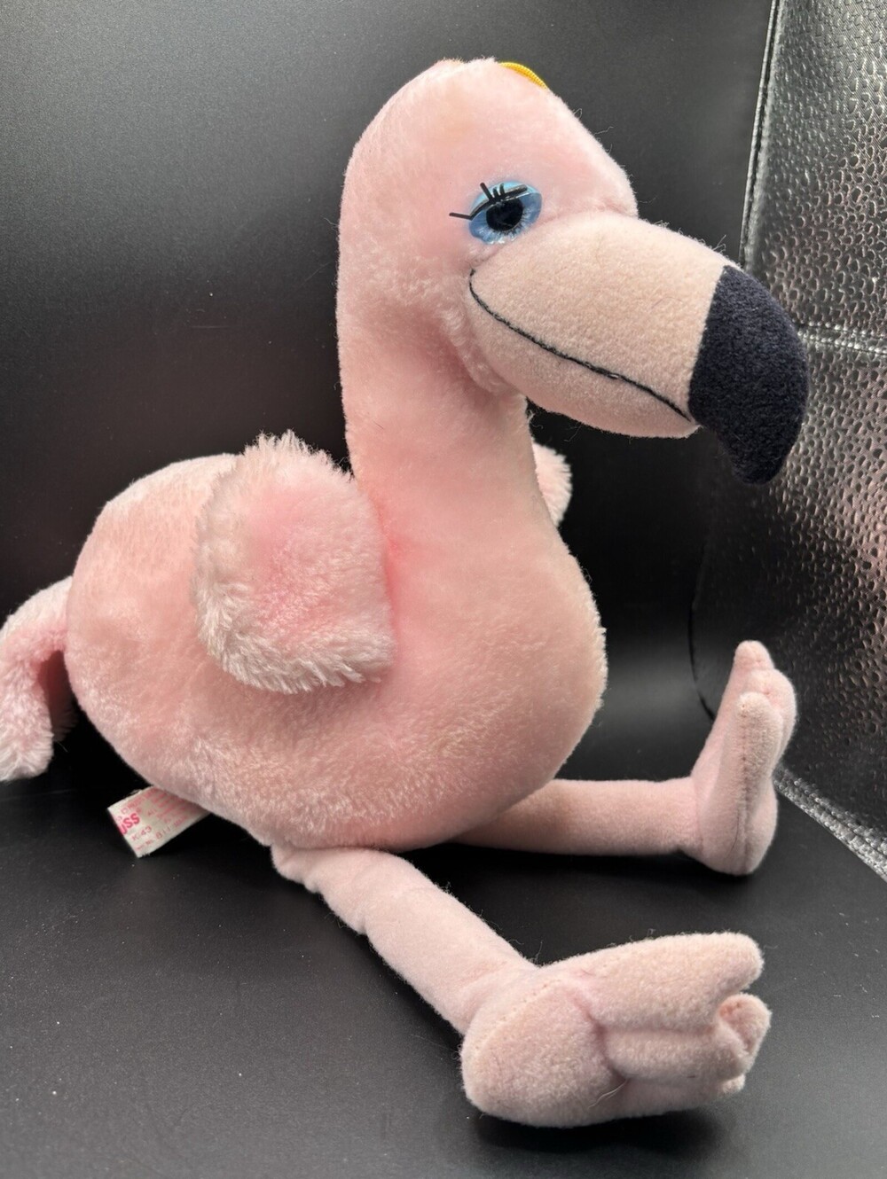 Russ Berrie Laverne Flamingo Plush Stuffed Animal Toy Vintage Collectible 13”